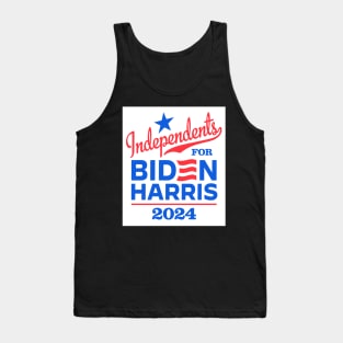 Independents For Biden 2024 Tank Top